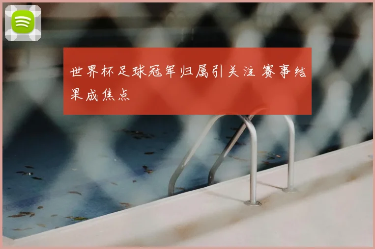 世界杯足球冠军归属引关注 赛事结果成焦点